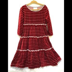Hanna Andersson size 110 velvet dress NWT